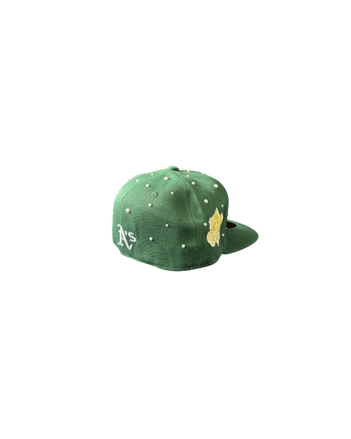 Green Pearl Atlanta Braves Fitted Hat