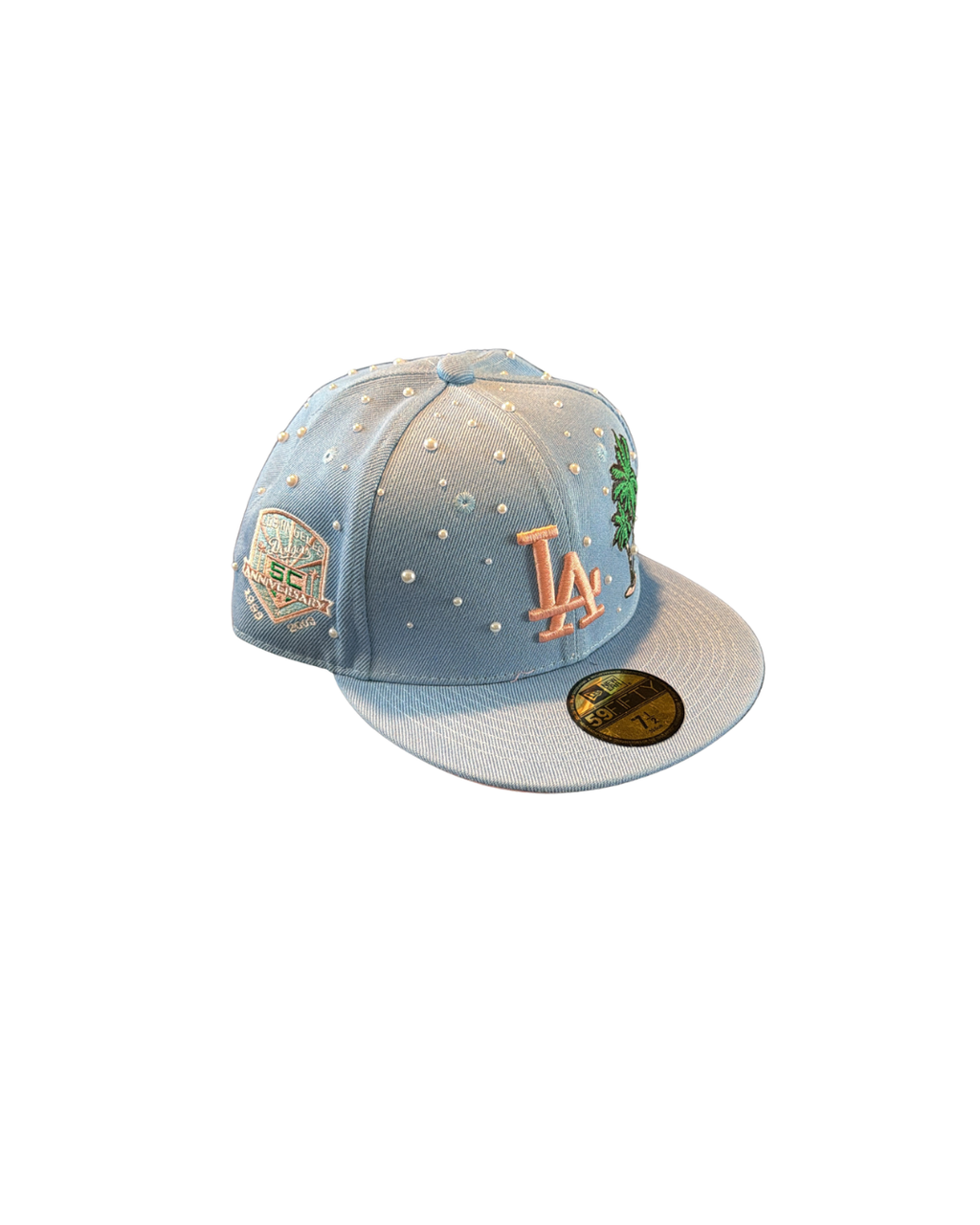 Sky Blue Pearl Fitted Cap