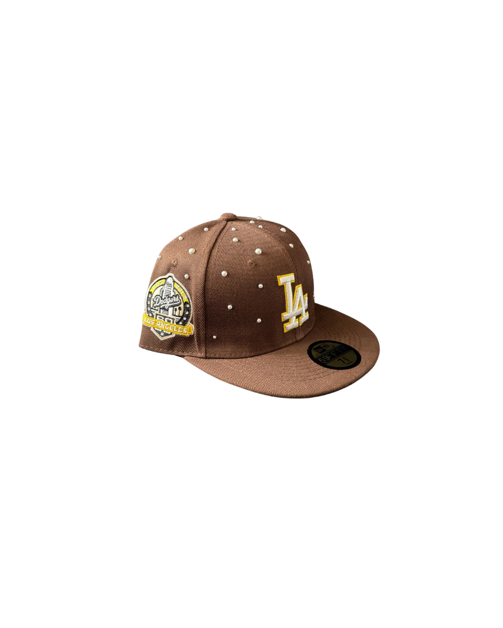 Brown Pearl LA Fitted Cap